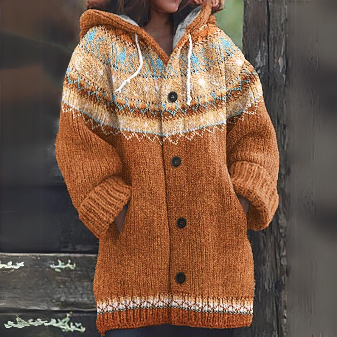 Anette™ | Colorful Knitted Winter Coat