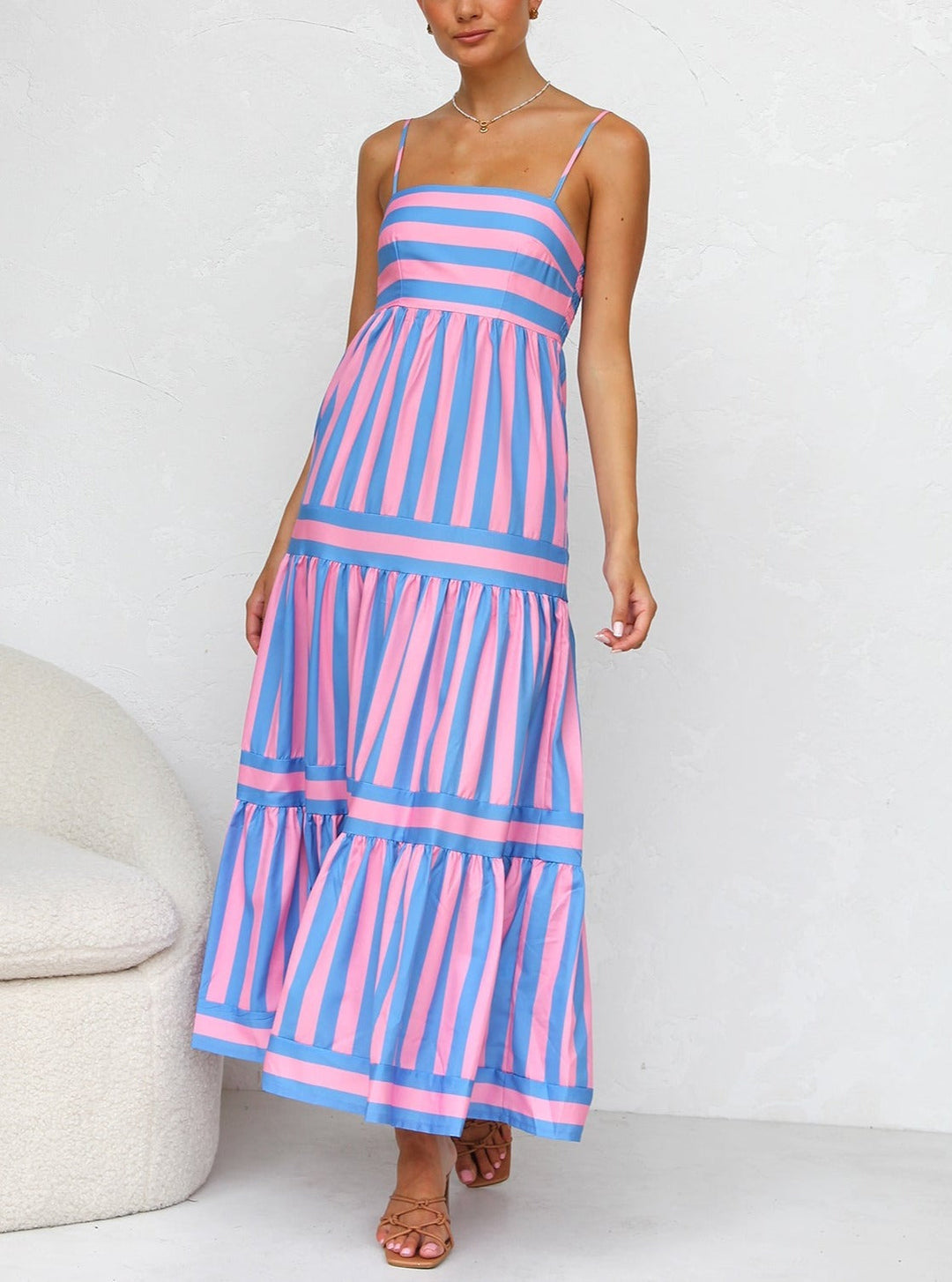 Alma | Stylish Summer Striped Dress