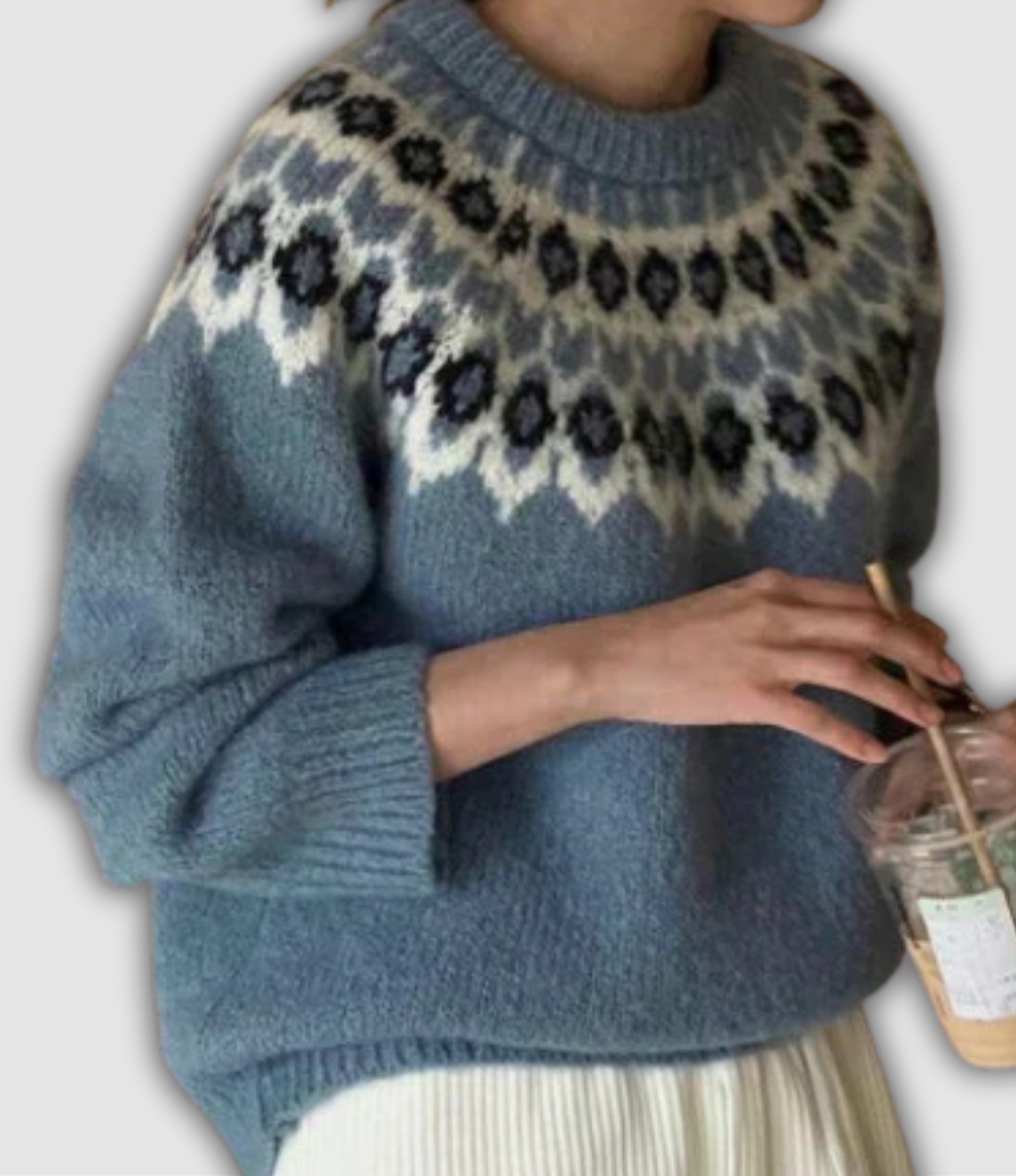 CORALIE JACQUARD™|RETRO SWEATER