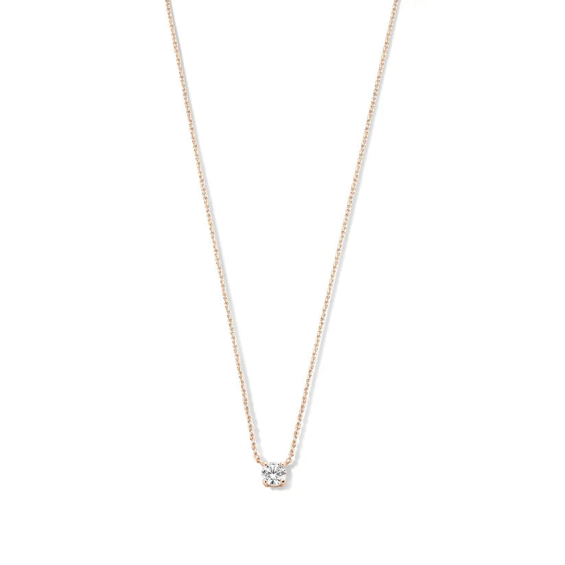 Clea™ | Gold Moissanite Stone Necklace