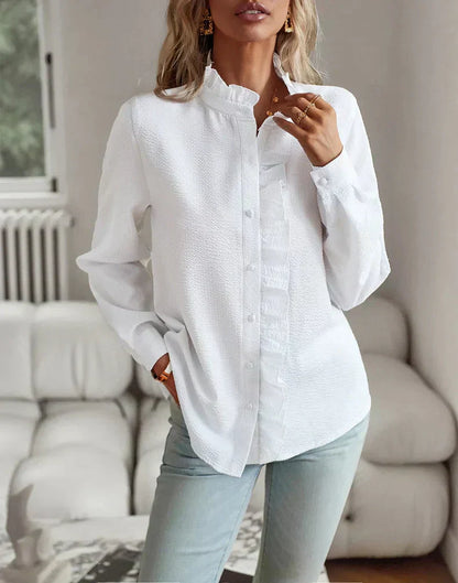 Marissa | Stylish Ruffle Front Blouse