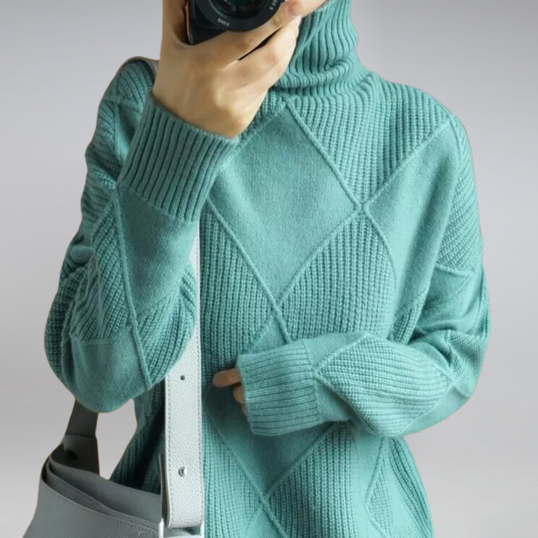 Adelina™ - Soft turtleneck sweater