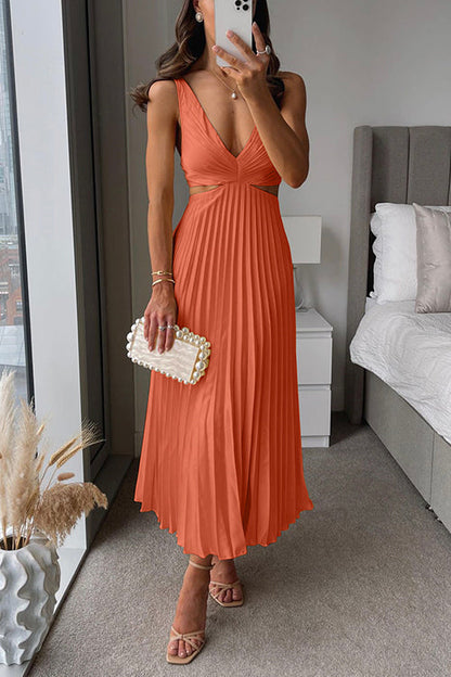 Anna | Elegant Pleated Summer Dress