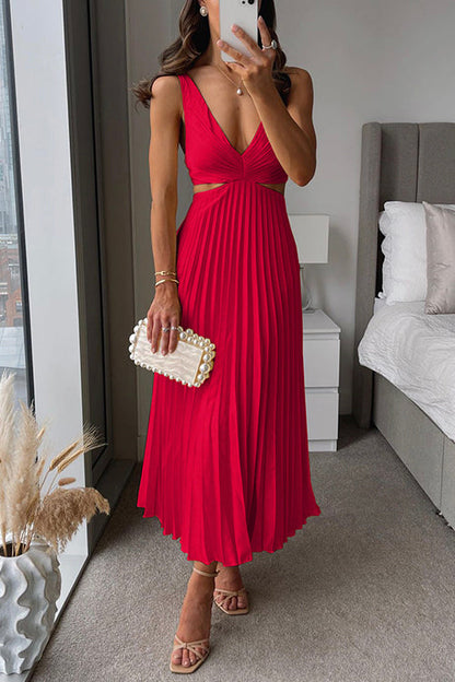 Anna | Elegant Pleated Summer Dress