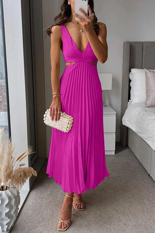 Anna | Elegant Pleated Summer Dress