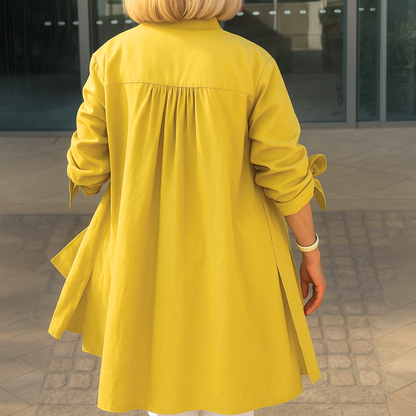 Louise™ | Elegant shirt blouse with bow sleeves