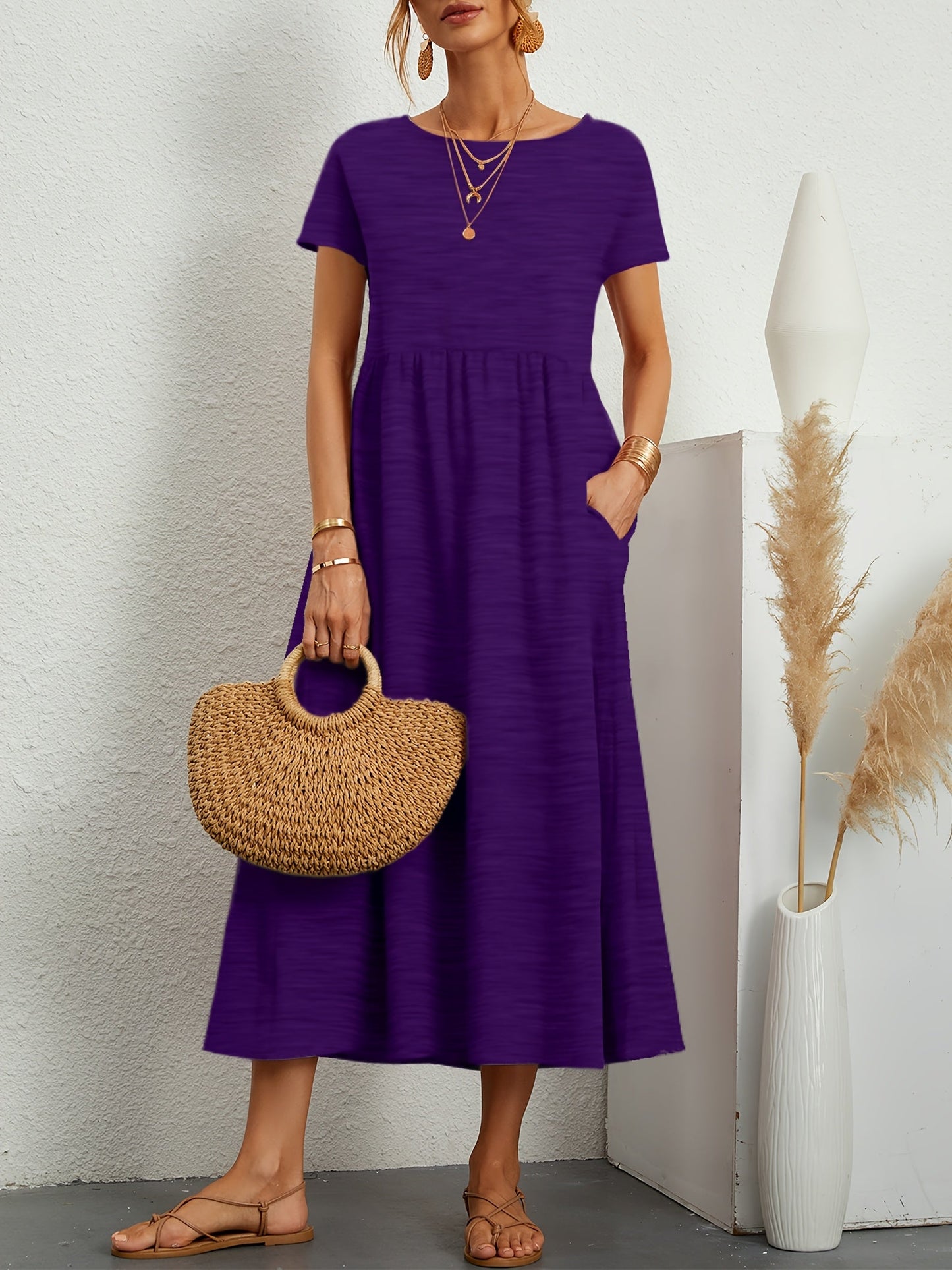 Bianca | Stylish Casual Midi Dress