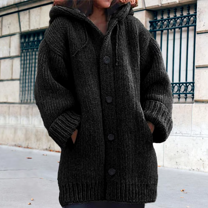 Alma™ | Knitted Hooded Coat