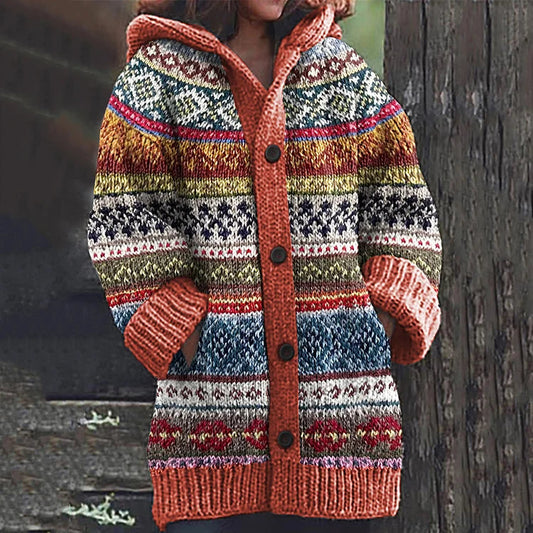 Anette™ | Colorful Knitted Winter Coat