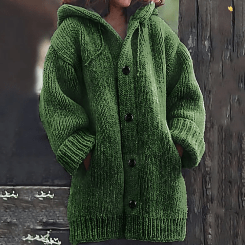 Alma™ | Knitted Hooded Coat