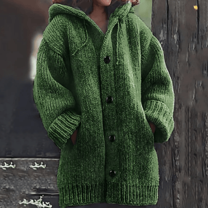 Alma™ | Knitted Hooded Coat