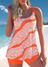 Orange Animal Print