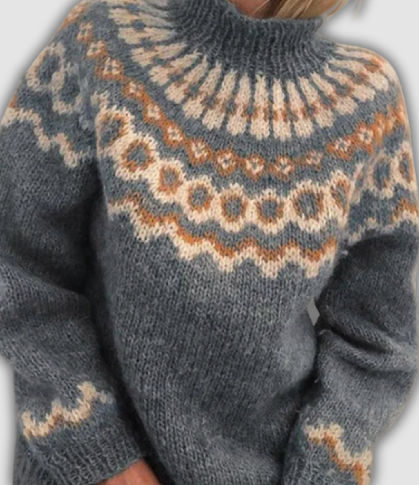 SERAPHINE™|RETRO TURTLENECK SWEATER