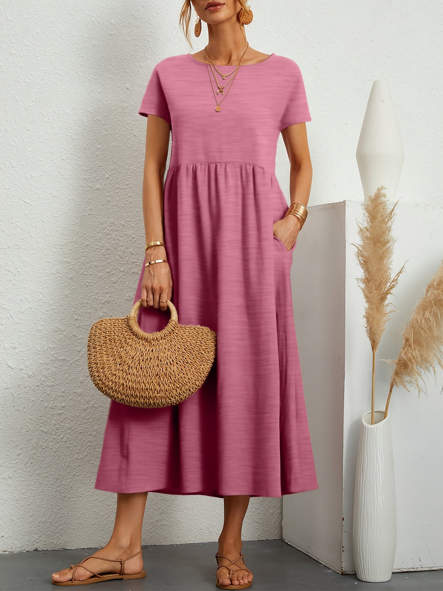 Bianca | Stylish Casual Midi Dress