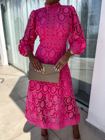 Jamie | Elegant Lace Long Sleeve Dress