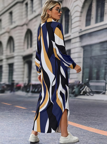 Abigail | Elegant Casual Button-Down Dress