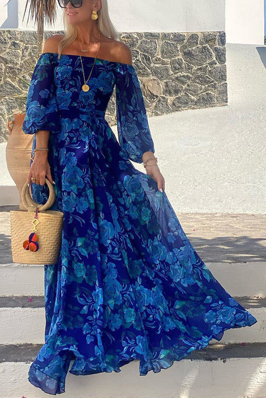 Emily | Floral Off-Shoulder Maxi Dress