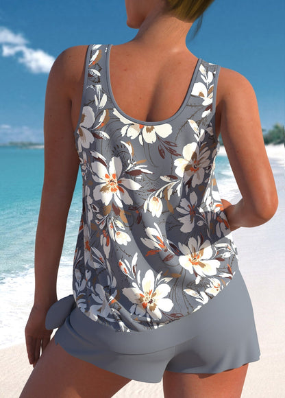 Chloe| Stylish Floral Tankini Set Women