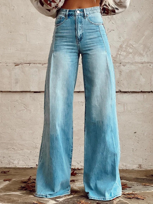Fiona | Classic Wide-Leg Denim Jeans
