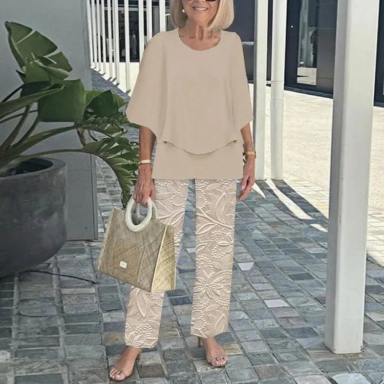 Monique | Trendy Printed Two-Piece Set