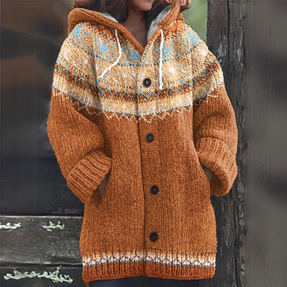 Anette™ | Colorful Knitted Winter Coat