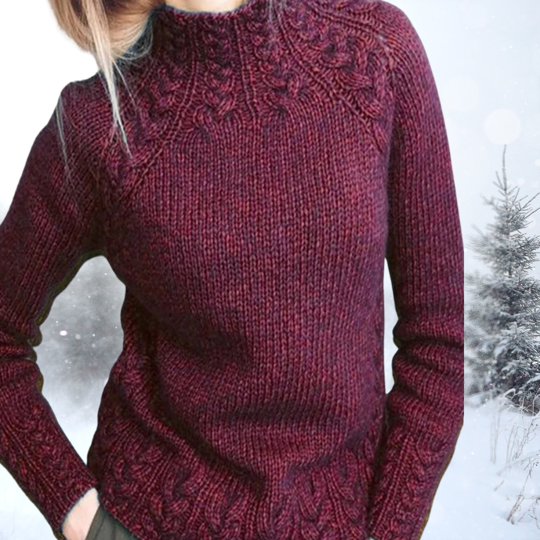 Freja™ | Cozy Cable Knit Sweater
