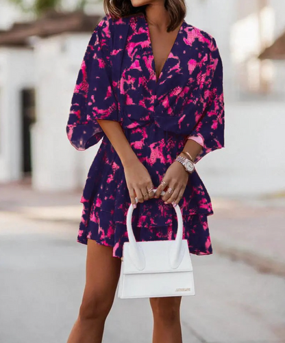 Bianca | Stylish Floral Casual Mini Dress