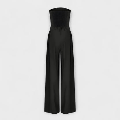 Amelie | Stylish Strapless Wide-Leg Jumpsuit