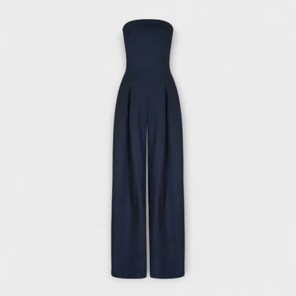 Amelie | Stylish Strapless Wide-Leg Jumpsuit
