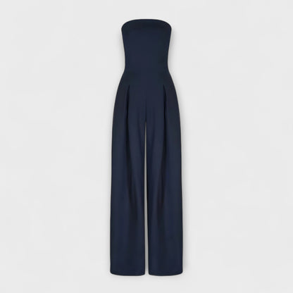 Amelie | Stylish Strapless Wide-Leg Jumpsuit