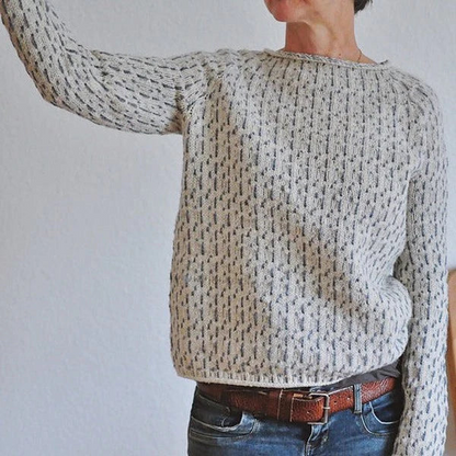 Sofie™ | Cozy Structured Knitted Sweater