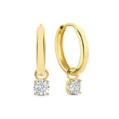 Larmes™ | Gold Stone Earrings Set
