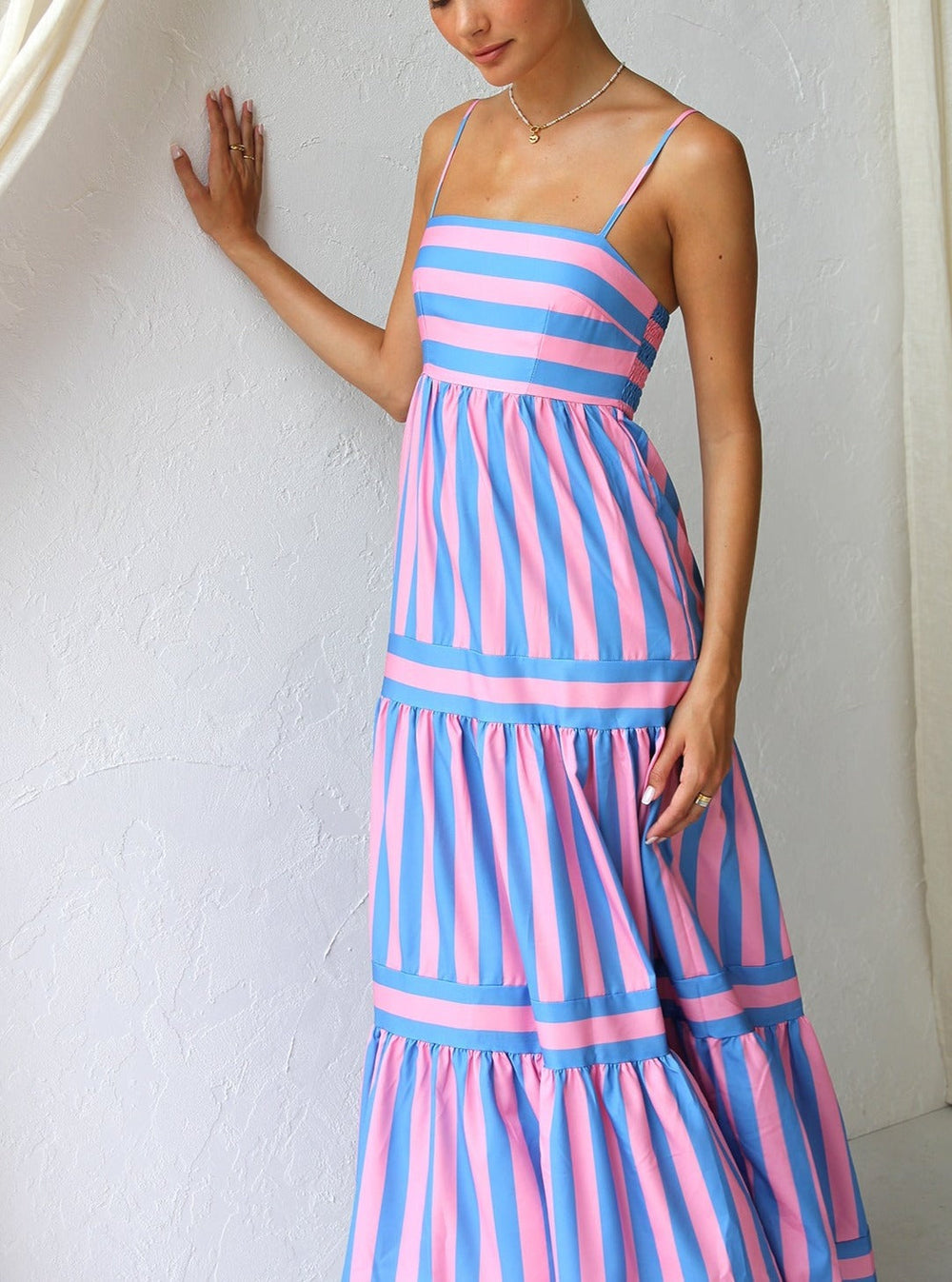Alma | Stylish Summer Striped Dress