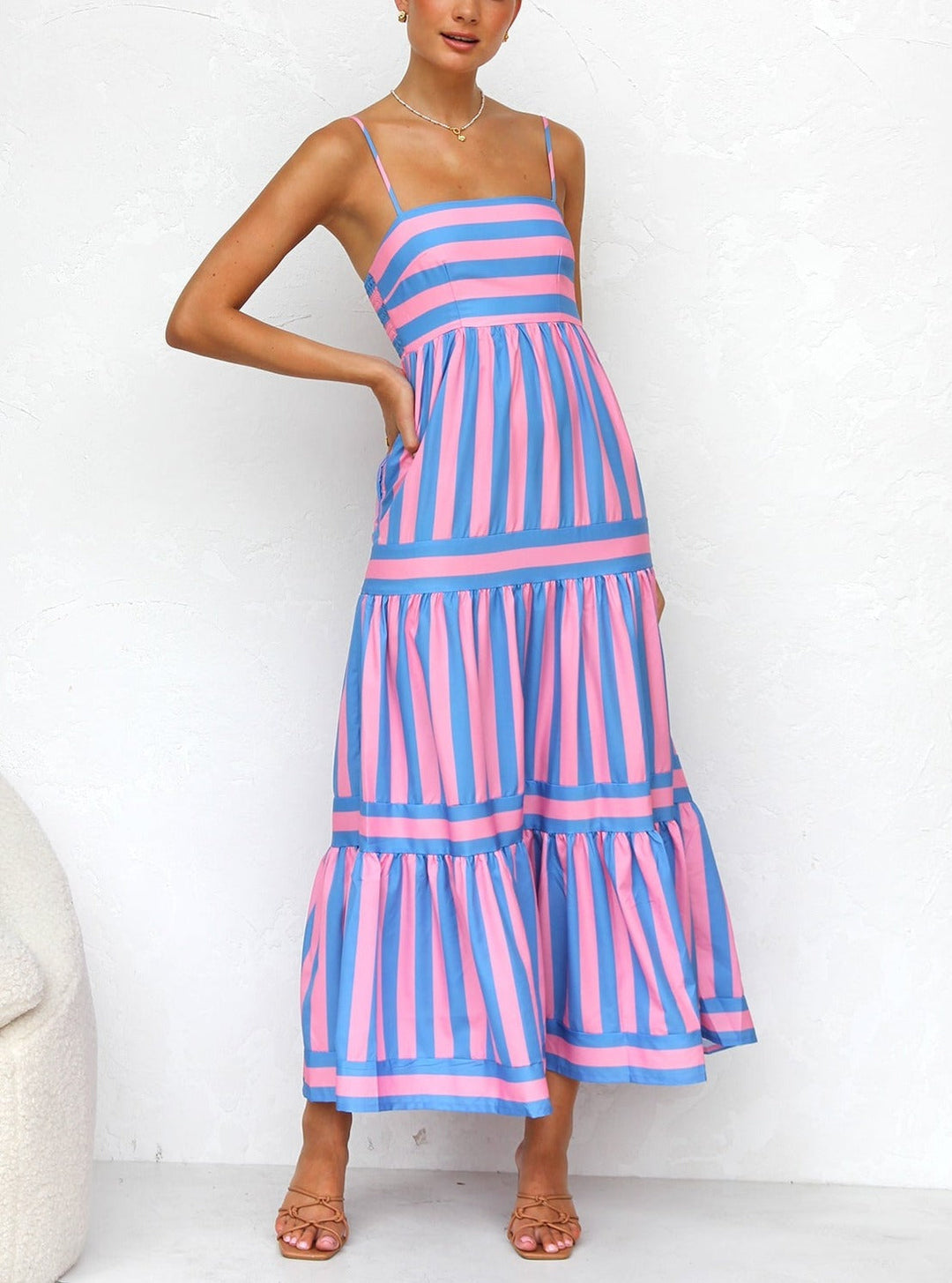 Alma | Stylish Summer Striped Dress