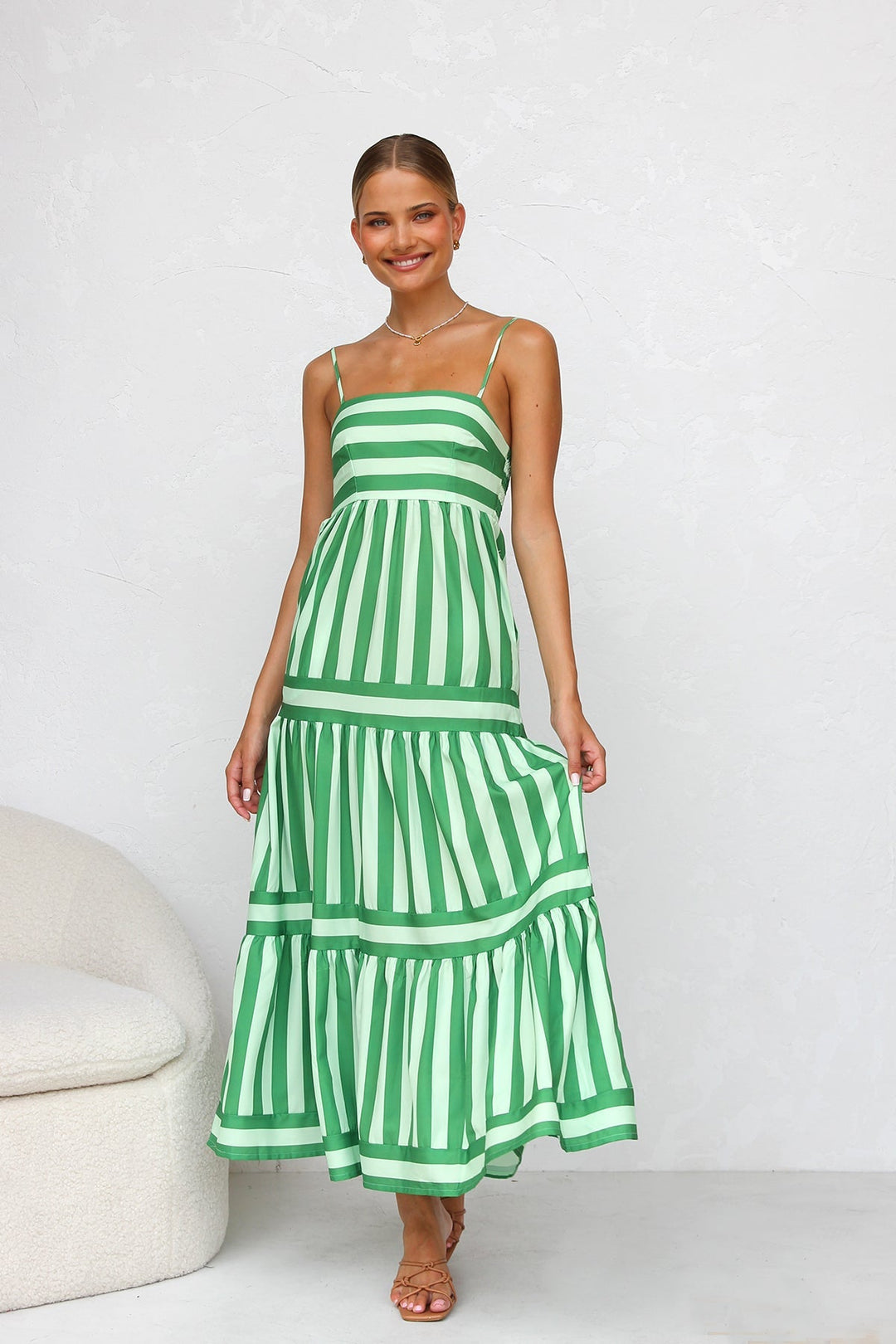 Alma | Stylish Summer Striped Dress