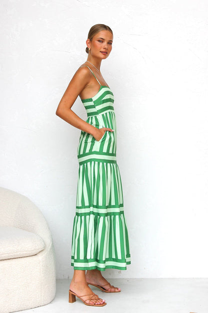 Alma | Stylish Summer Striped Dress