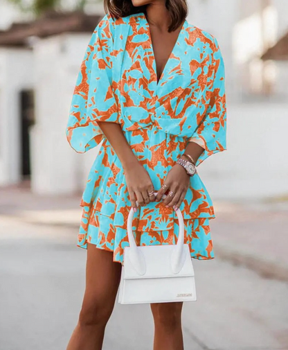 Bianca | Stylish Floral Casual Mini Dress