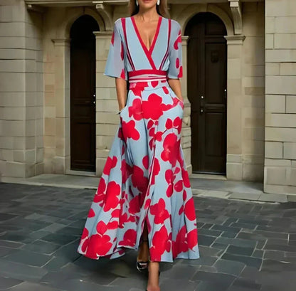Amelia | Stylish Floral Maxi Dress