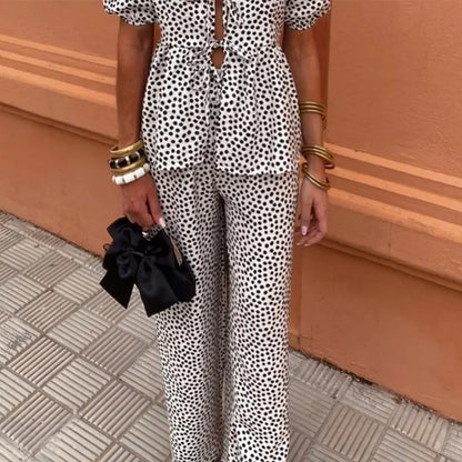 Anna | Flowy Printed Lounge Set