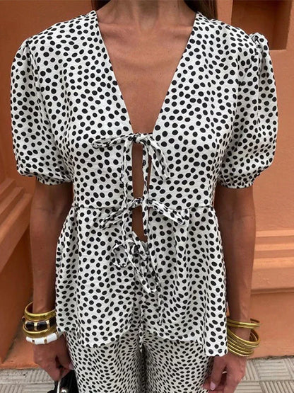 Anna | Flowy Printed Lounge Set