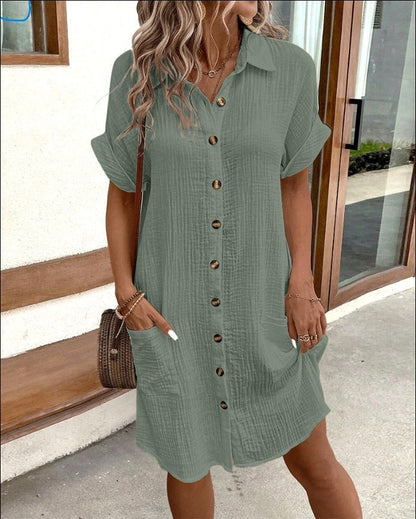 Chloe | Casual Summer Shirt Dress