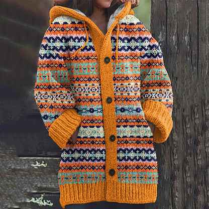Anette™ | Colorful Knitted Winter Coat