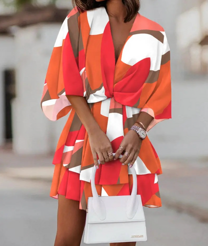 Bianca | Stylish Floral Casual Mini Dress