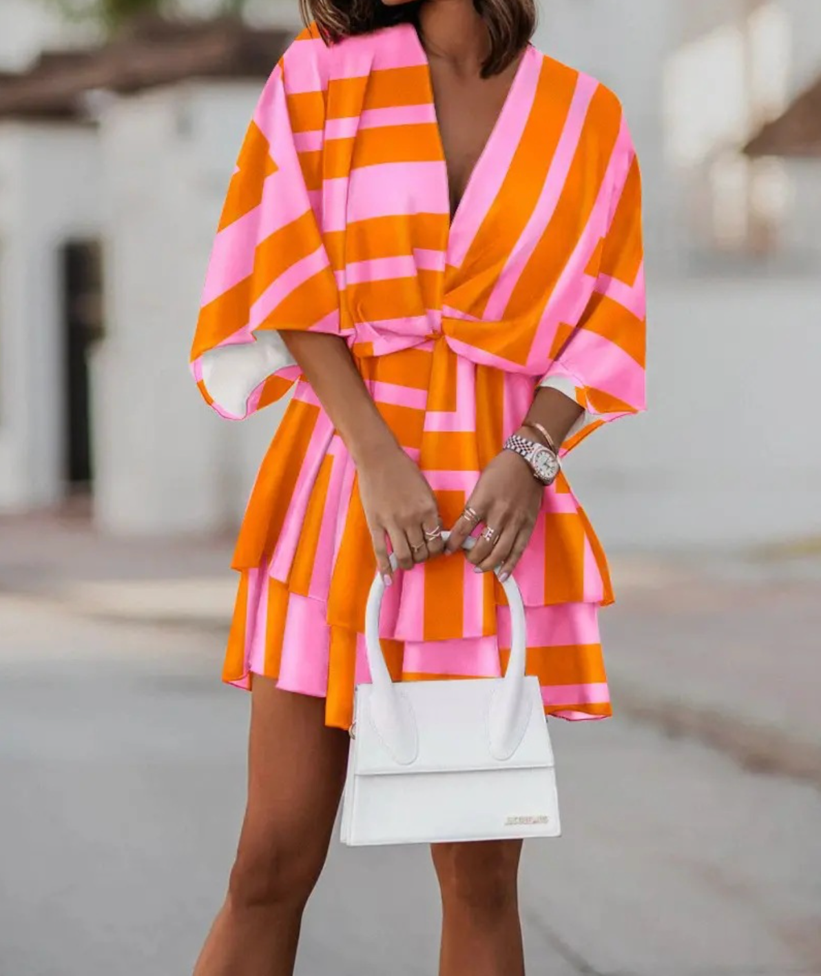 Bianca | Stylish Floral Casual Mini Dress