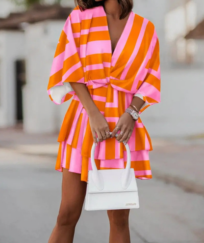 Bianca | Stylish Floral Casual Mini Dress