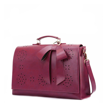 Elegant Bow-Tie Satchel