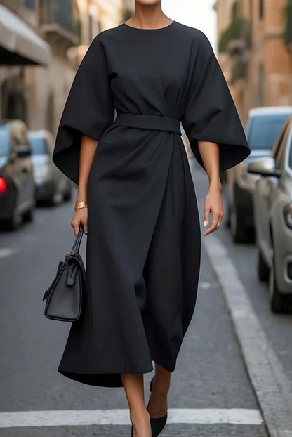 Sophia | Stylish Elegant  Wrap Midi Dress
