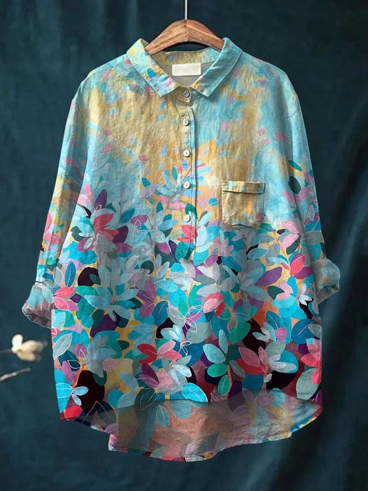 Rose | Vibrant Floral Print Shirt