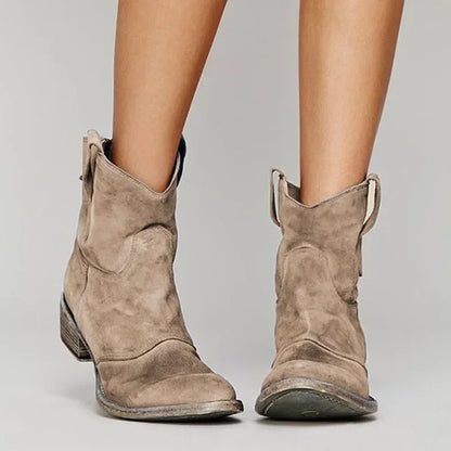 Jane™ | Vintage Cowboy Ankle Boots for women