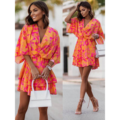 Bianca | Stylish Floral Casual Mini Dress